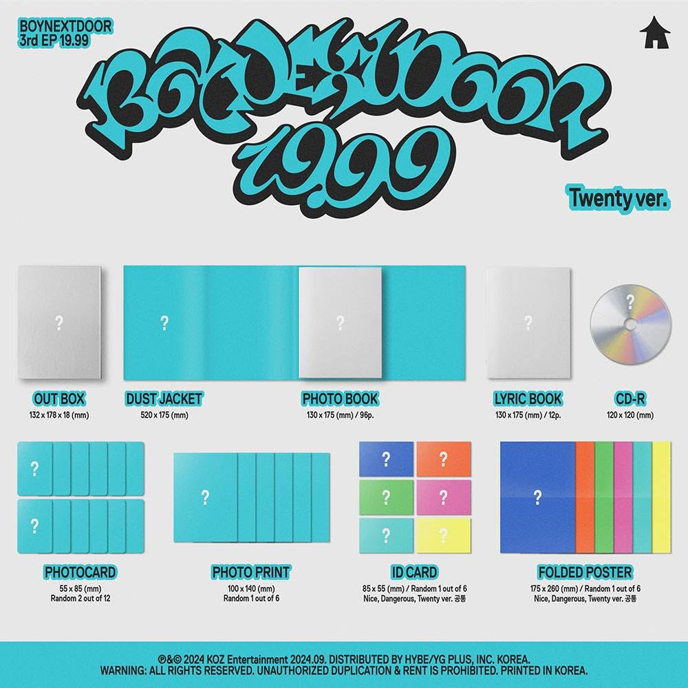 BOYNEXTDOOR アルバム 一般盤 3形態 ×5 19.99 【公式通販】