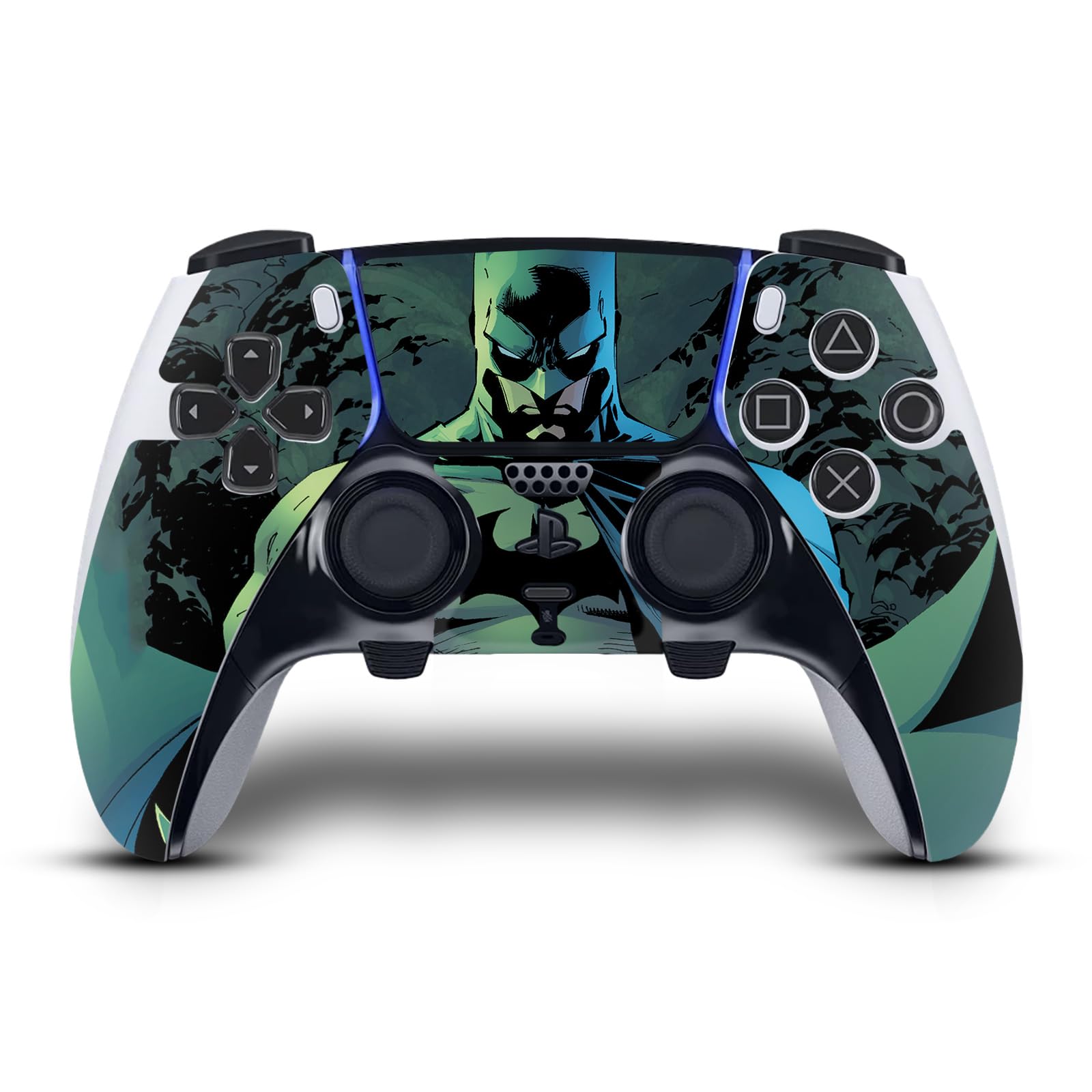 Head Case Designs sous Licence Officielle Batman DC Comics Costume Hush Logos Et Bandes Dessinées Vinyle Autocollant De Jeu Peau Compatible avec Sony PlayStation 5 PS5 DualSense Edge Controller