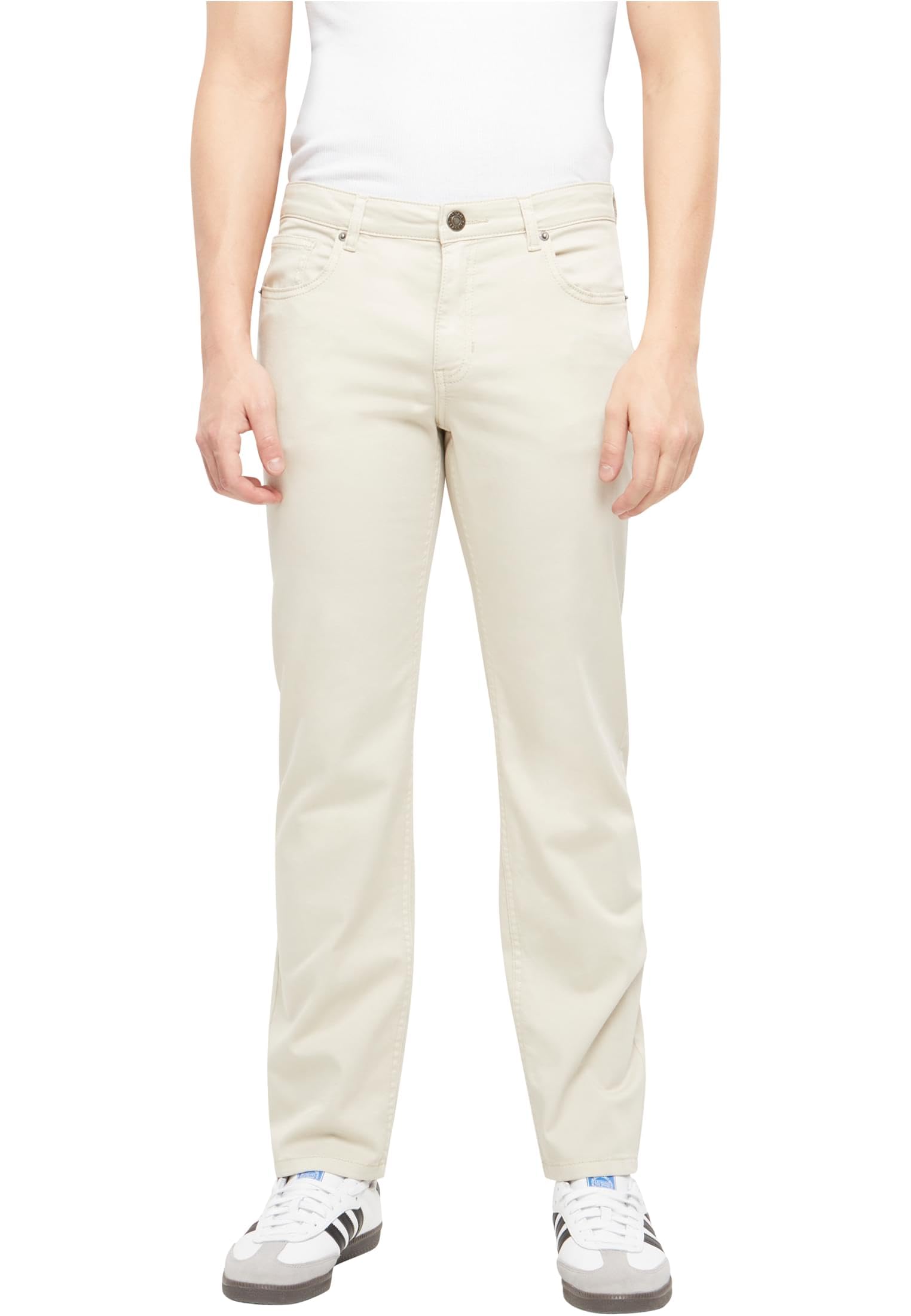 Urban Classics Mens Double Pleated Pants Slim Fit Trousers for Men Carrot Cut Drawstring Trousers Sizes 28-44