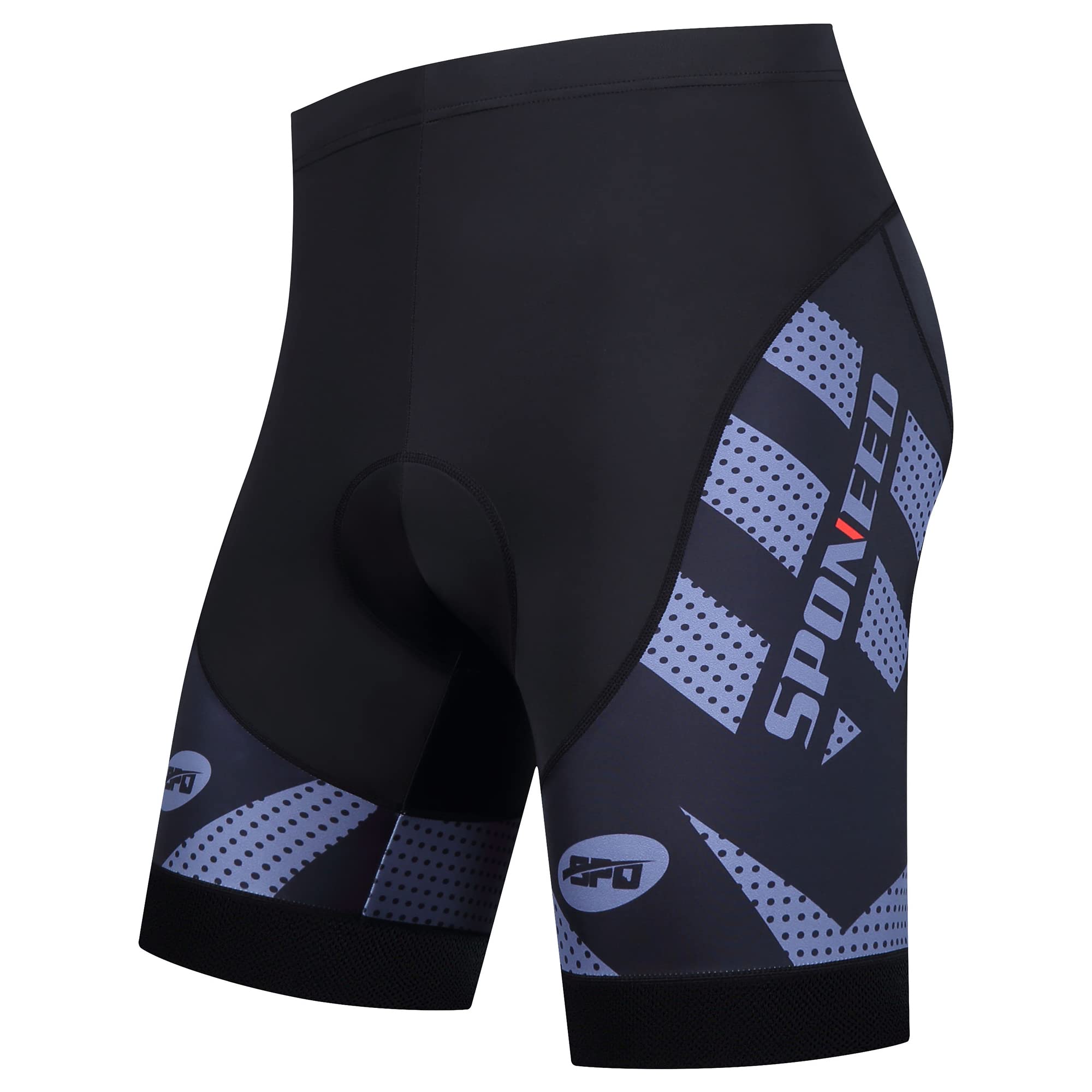 sponeed Men's Cycling Shorts Padded Bicycle Riding Pants Bike Biking Clothes Cycle Wear Tights