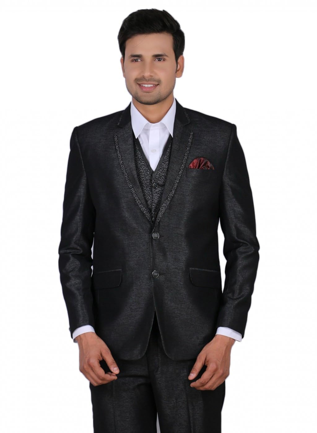 La Scoot Gray Men Suits Amazon.in Clothing & Accessories