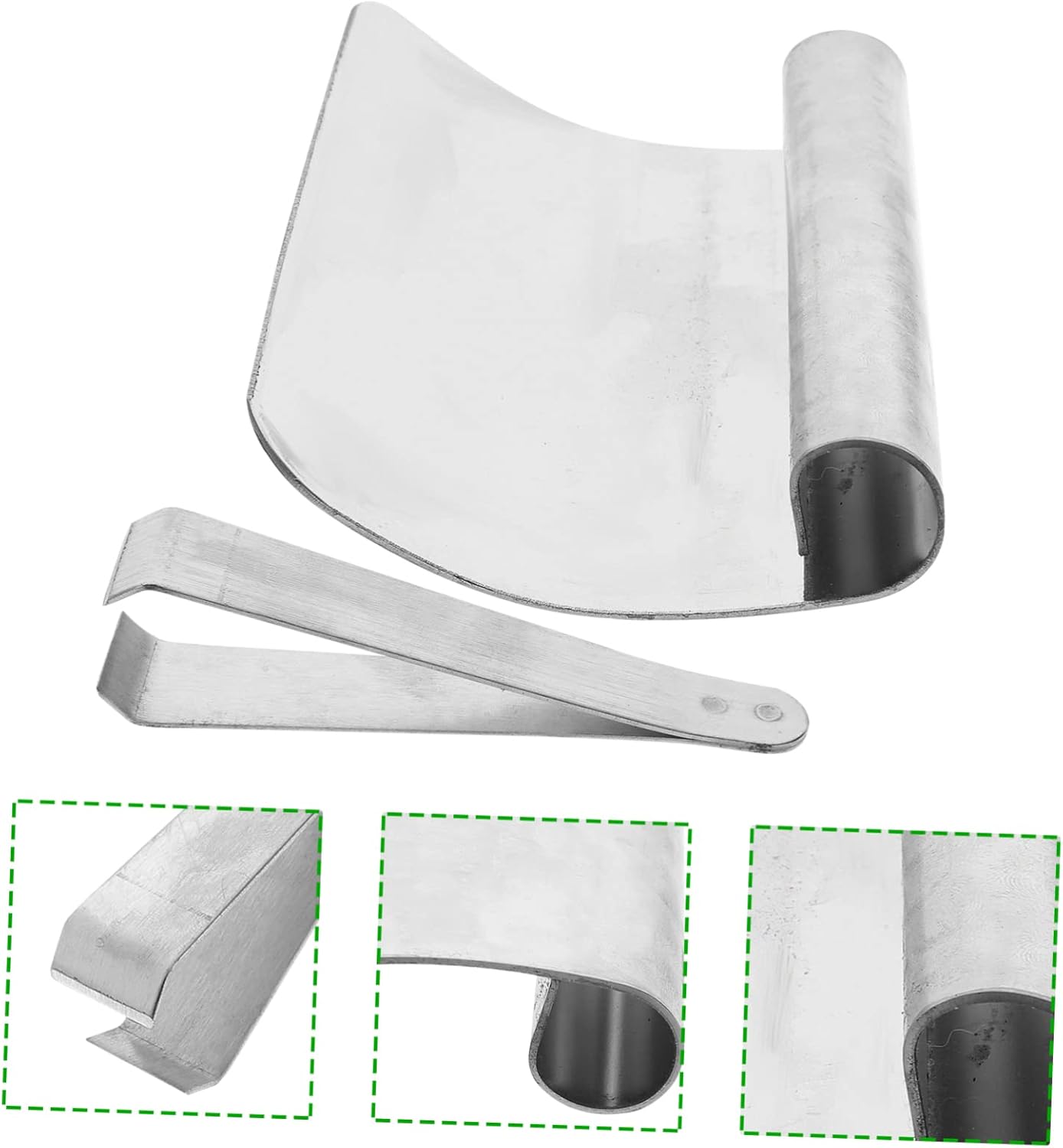 4 Sets Pig Butcher Hair Removal Shaving Hand Tools Metal Scraper Home Tools Manual Pig Hair Razor Kitchen Pig Hair Scraping Tool Hair Remover for Pig Animal Hair Shaver