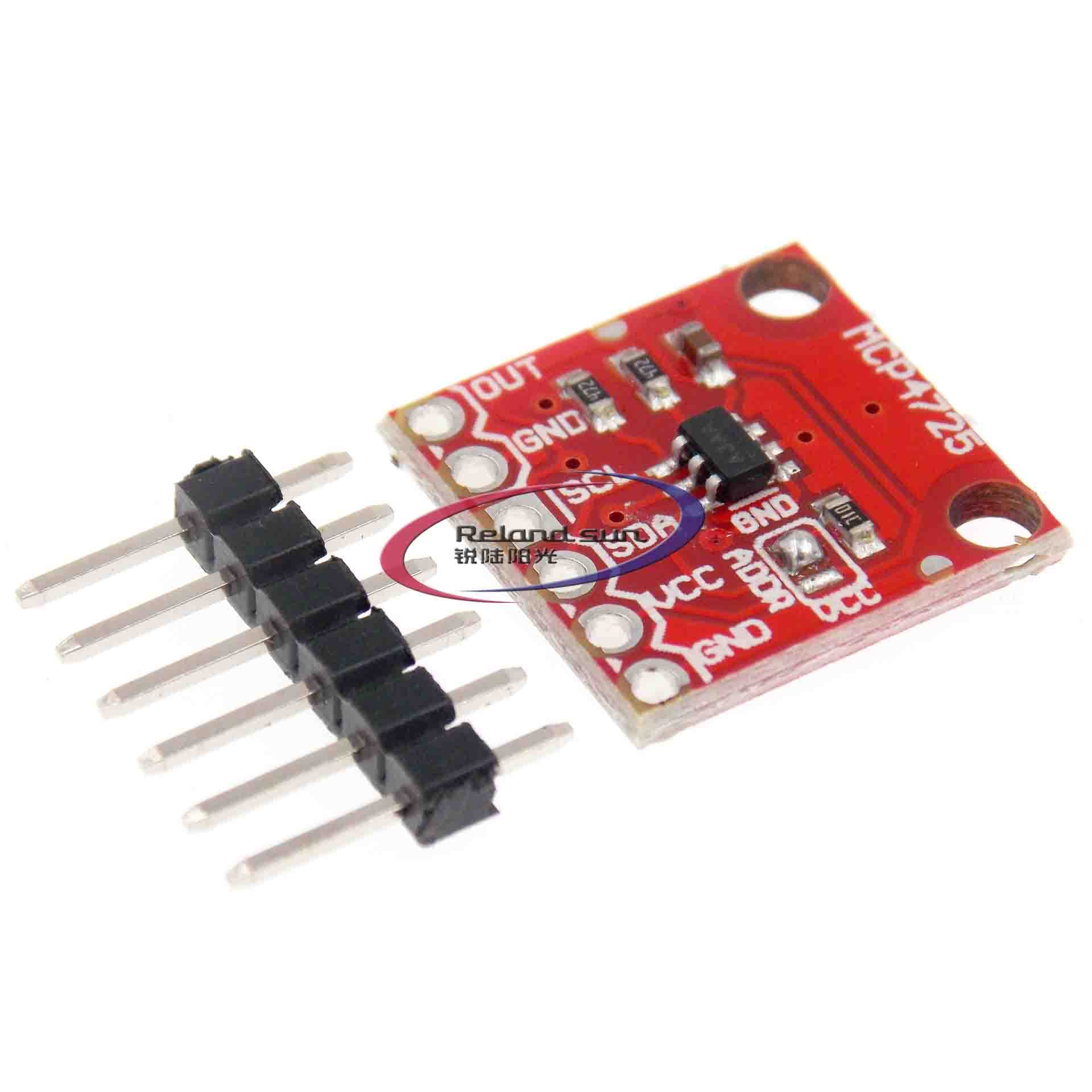 MCP4725 12Bit I2C DAC Digital Converter Module Digital to Analong EEPROM Development Board for Arduino 2.7V-5.5V