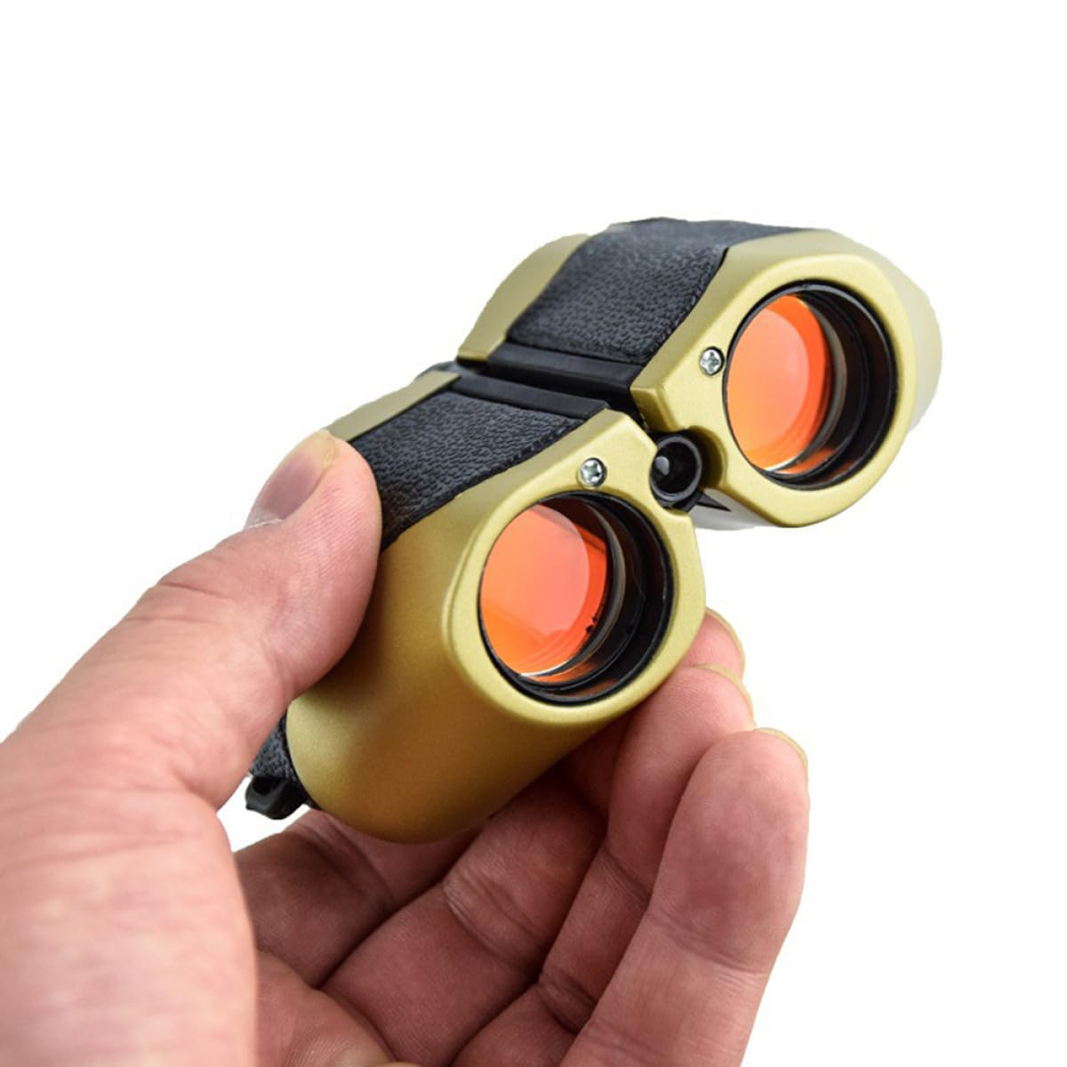SECFOU Binocolo Telescopio 6x21 Portatile Leggero, Cannocchiale Binoculare Compatto per Escursionismo Caccia e Birdwatching, Strumento Tascabile per Sport Outdoor e Attività All’aperto
