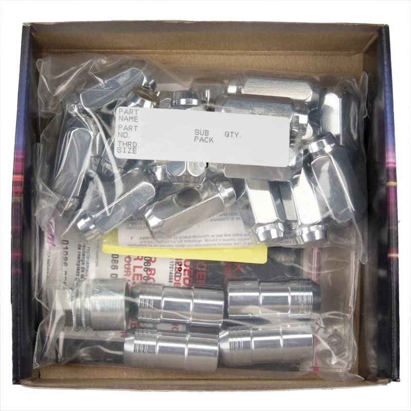Amazon.com: McGard 84620 Chrome Cone Seat Wheel Installation Kit