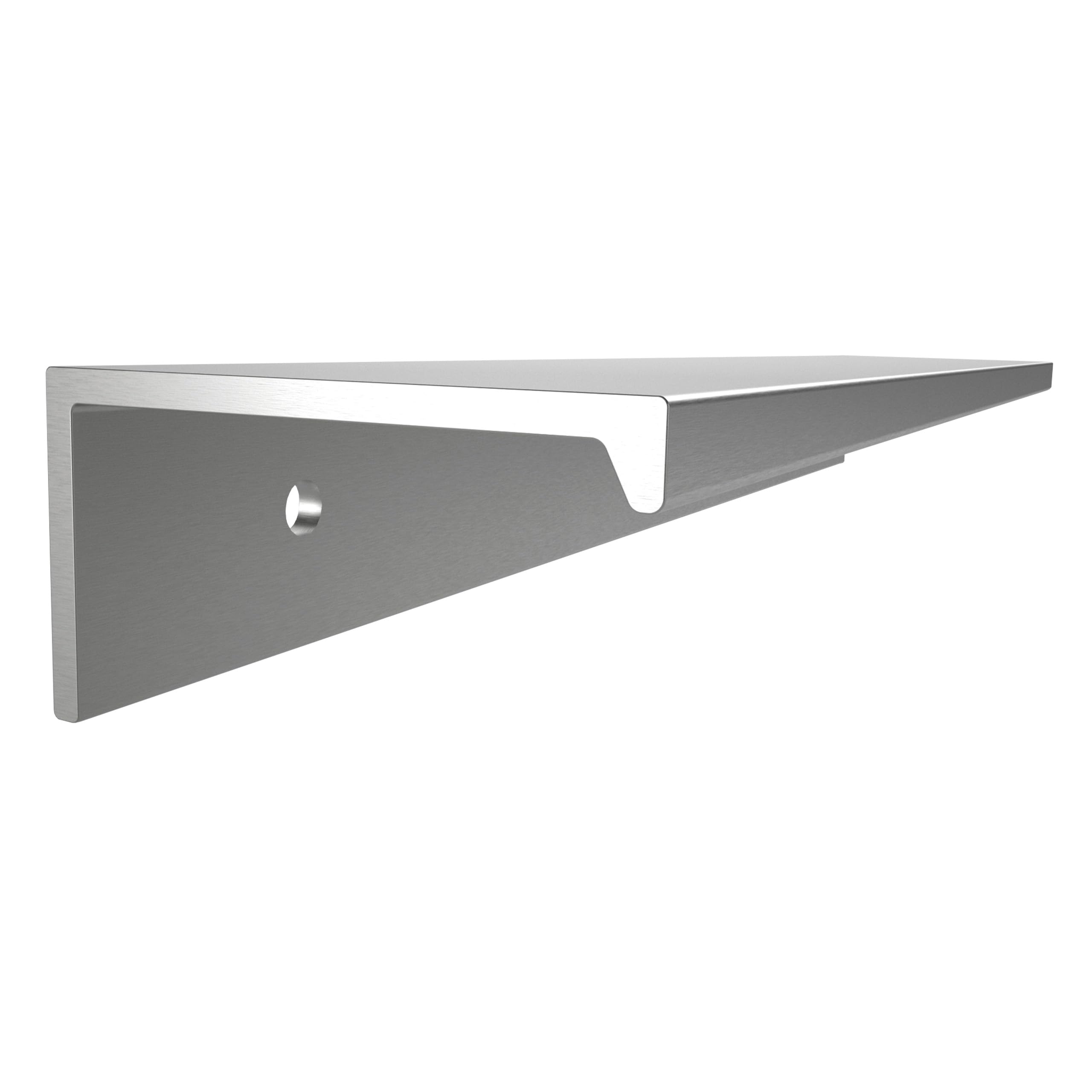 Lot de 5 poignées de profil de meuble en aluminium SEARL 180 mm Aspect Acier Inox Poignée profilée Poignée de tiroir de SO-TECH®