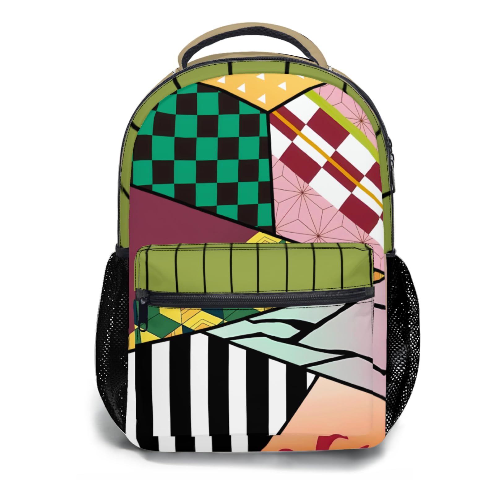 ZWSRKLY Anime Backpack 17 Inch Oxford Cloth (Multicolor)