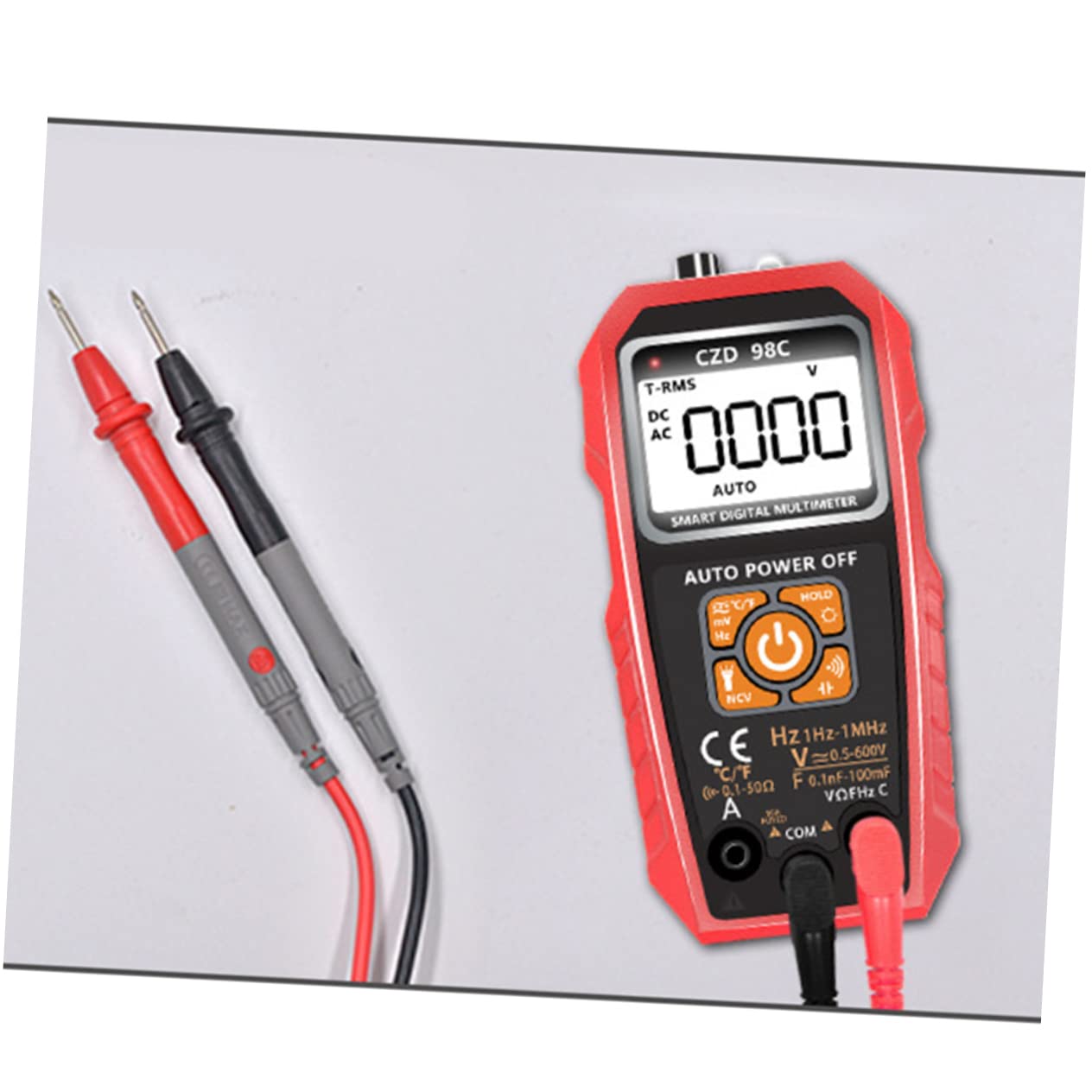 iplusmile 3 Stück Digitales Multimeter mit Großem Bildschirm Tragbares Intelligentes Messgerät für Spannung Strom für Heimwerker und Profis Leicht und Benutzerfreundlich ohne Batterie