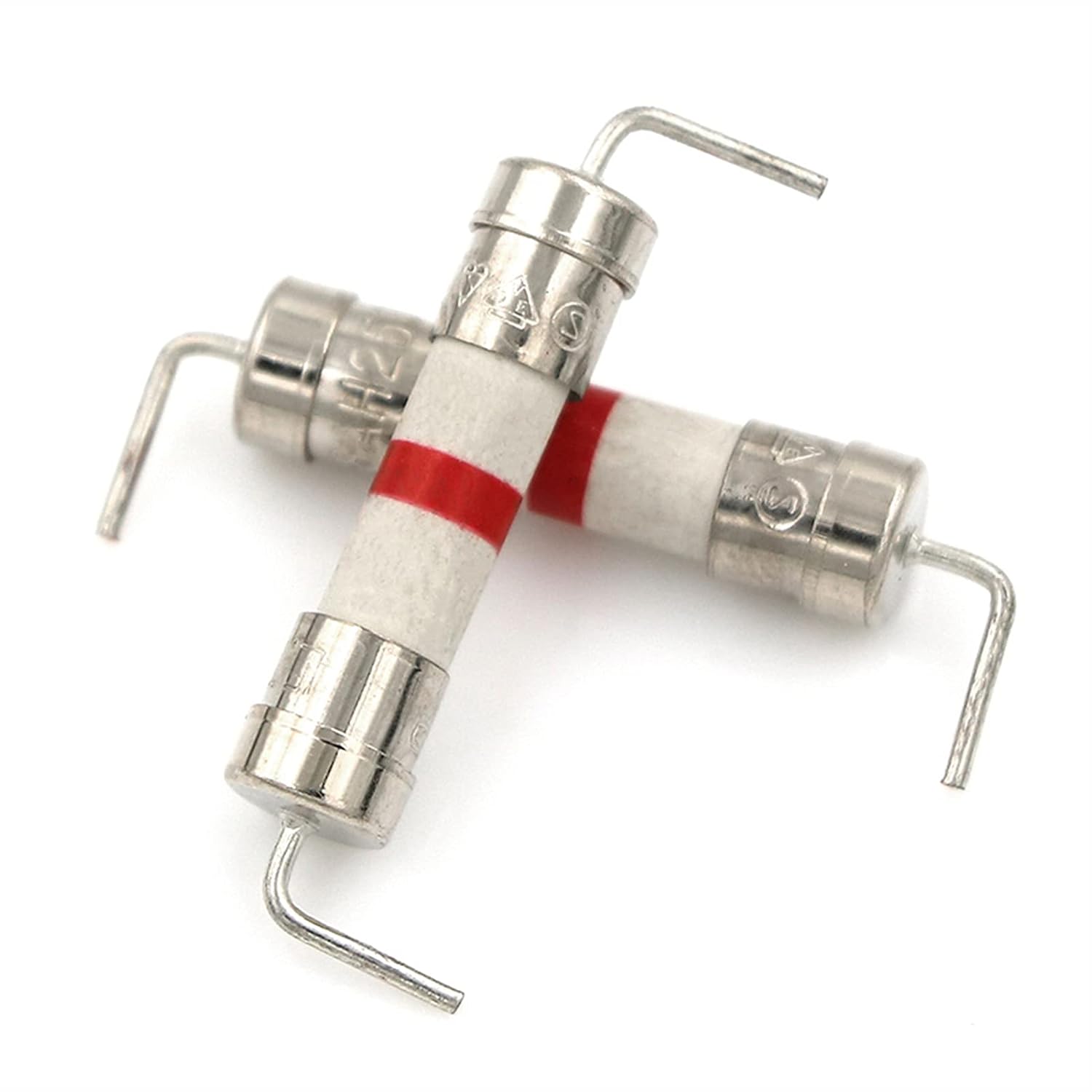 Fuse 5Pcs 8A 250V 5 * 20mm Ceramic Body Time-lag Axial Lead 3/16" X 3/4