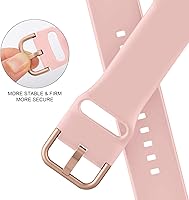 Vista 62 de Correa deportiva de silicona suave compatible con cierre clásico compatible con correas de Apple Watch de 49, 45, 44, 42, 41, 40 y 38 mm para iWatch