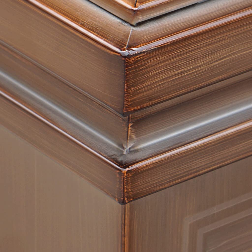 Pattumiera da esterno Contenitore quadrato for pattumiera con secchio interno rimovibile for lo smaltimento di contenitori for rifiuti commerciali Pattumiera
