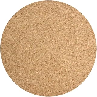 EXCEART Round Cork Boards with Adhesive Backing Diameter Natural Sticky Memo Pin Boards for Photos Messages Office Organization and Crafts - Buy now
