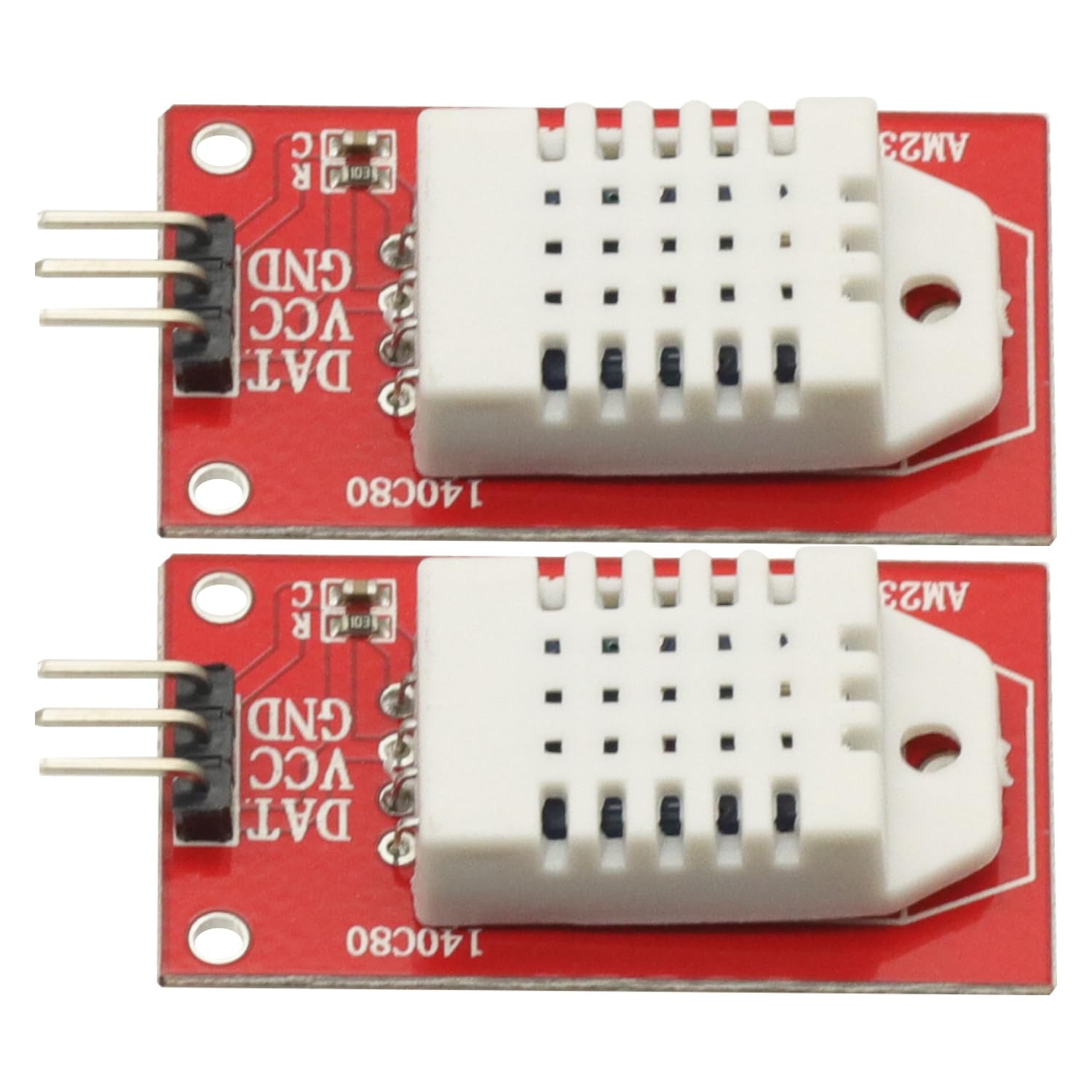 2 pezzi AM2302 DHT22 Modulo sensore digitale di temperatura e umidità 5 V interfaccia bus singola per Arduino, sensore di umidità di temperatura