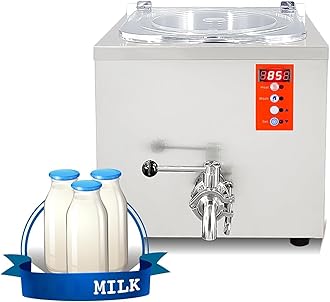 Kolice Commercial 14L Milk Pasteurization Machine, Gelato ice Cream Mix Pasteurizer, Juice Pasteurization Machine, Pasteurizer, Sterilization Dairy Equipment, countertop design