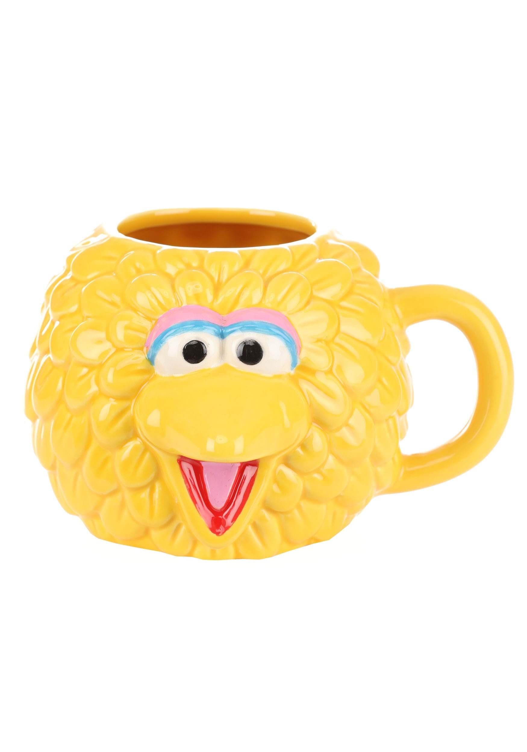 セサミストリート　カップ　アメトイ Amazon.com: Sesame Street Big Bird Ceramic Mug 12 oz - Officially