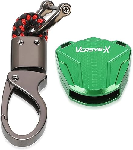 FADUNI for Kawasaki VERSYS 650 1000 VERSYS650cc VERSYS-X250 VERSYS-X300 Motorcycle Keyring Metal Key Ring Keychain (Color VERSYS-X Logo, Size