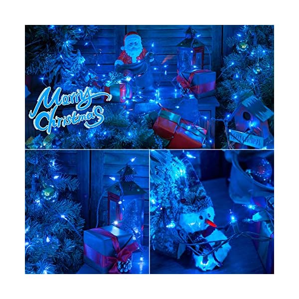 Hopolon clear christmas lights set 2pack 50count 13feet incandescent bulb mini string lights for indoor christmas tree garland birthday wedding festival decor - image 6