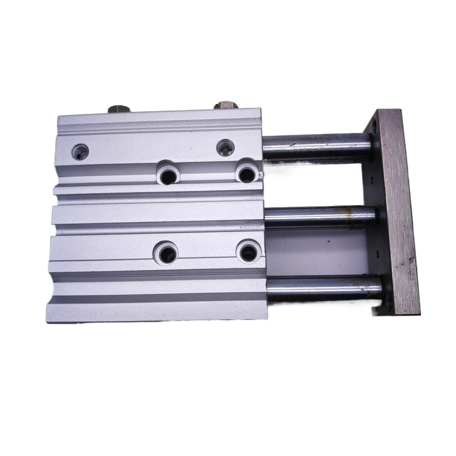 Vérin pneumatique MGPM80-50 robuste à trois tiges pour automatisme robuste