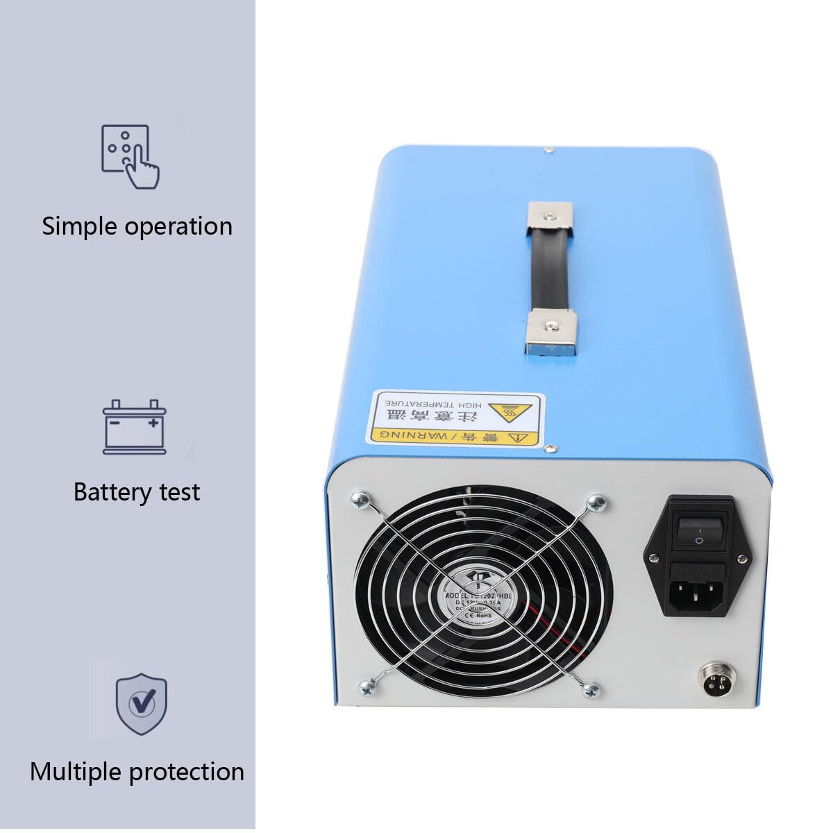 EBC-A40L Batterie-Kapazitätstester, 40A Ladung und Entladung, 5V