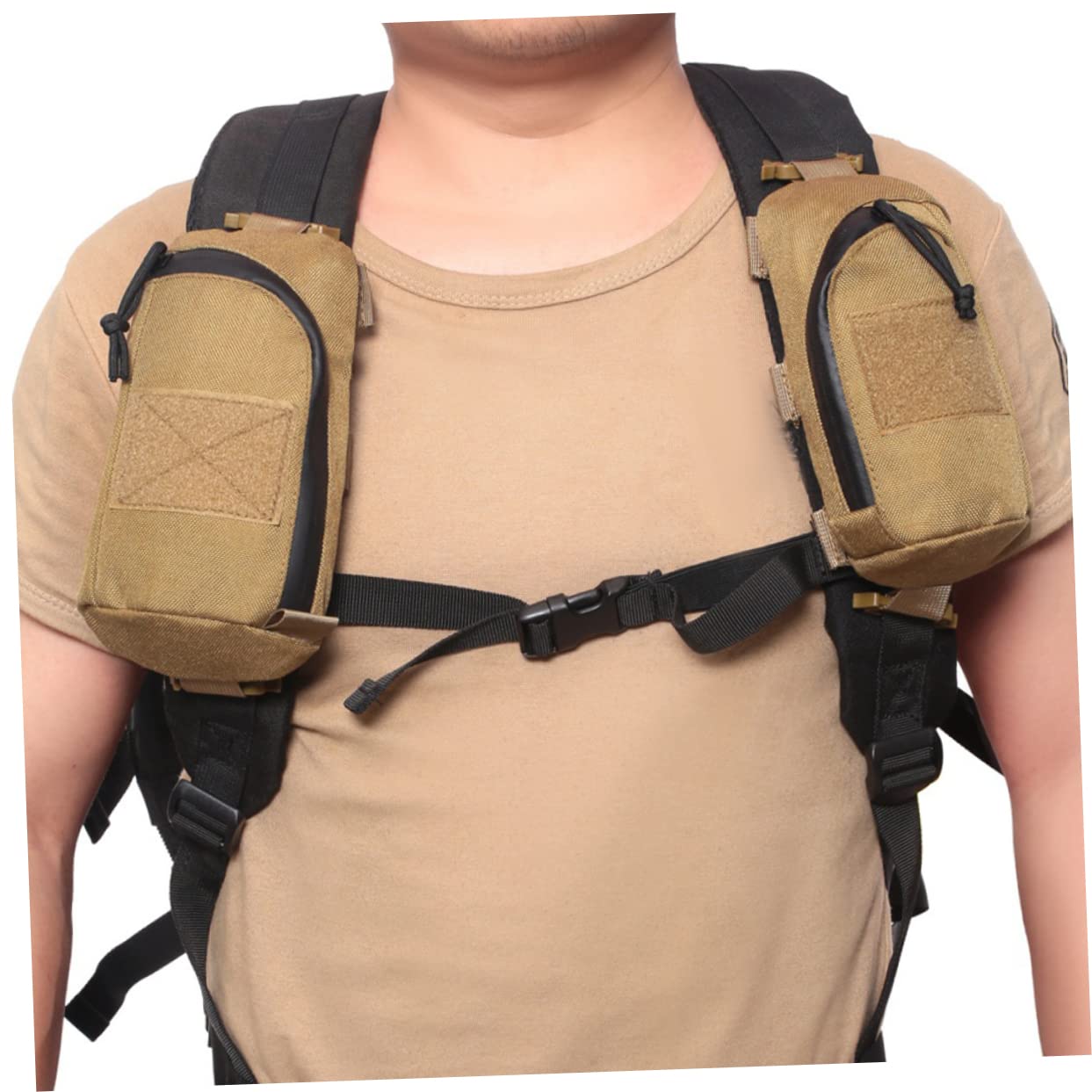 Kisangel 4piezas Bolsa De De Camping De Hombro Bolsa De Almacenamiento para Emergencias y Material Oxford Resistente y Lavable