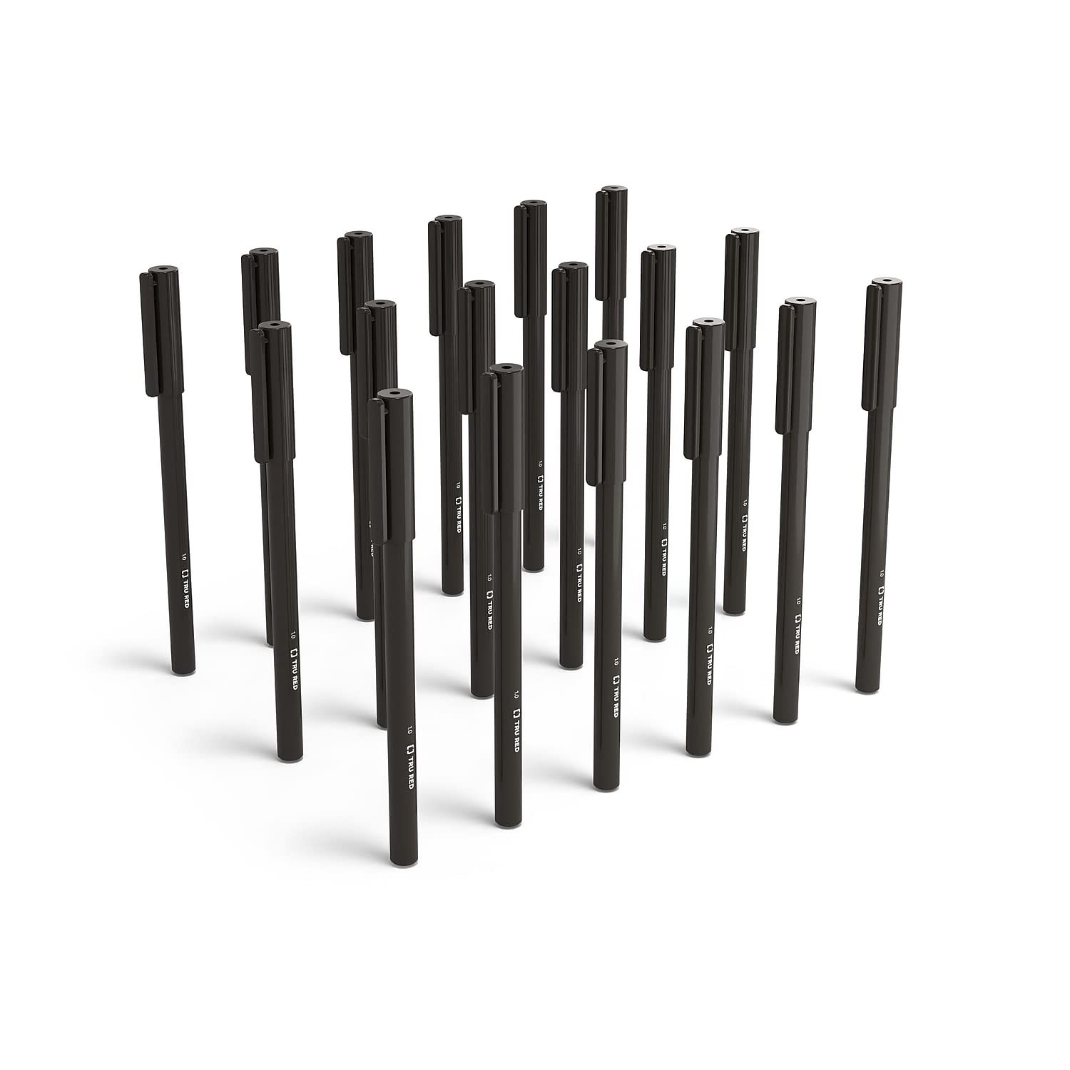 TRU REDStaples Ballpoint Pen, Medium Point, 1.0mm, Black, 180/Carton (TR52862-CCVS)