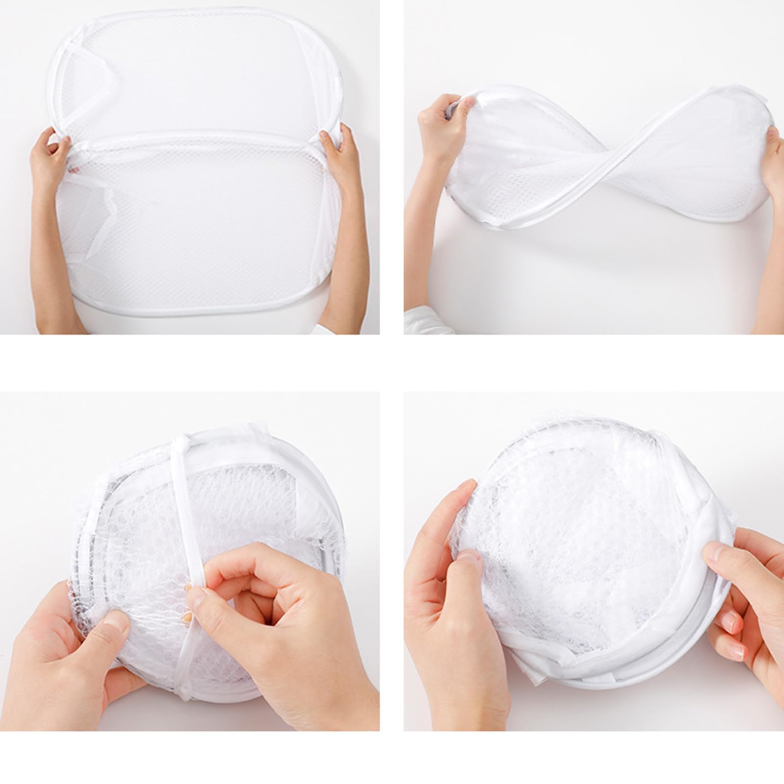 Cesta Ropa Plegable Cesto Para La Colada Cesta Malla Emergente