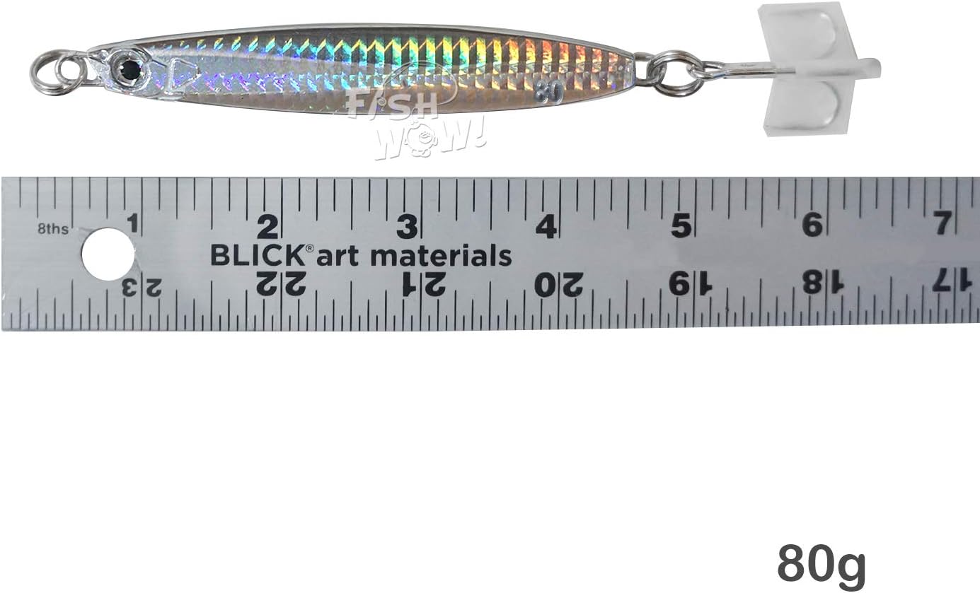 10pcs Silver 2.8oz Colt Sniper jigs 80g coltsniper jig with a 3561D-DT MUSTAD 3X Strong Forge High Carbon Steel Treble Hook