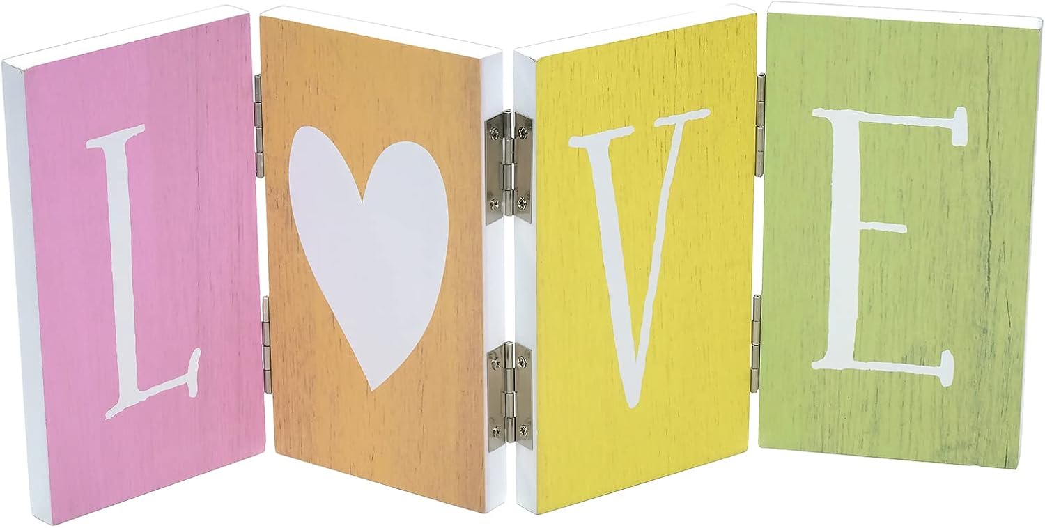 Pastel Hinged Accordion Sign - Welcome