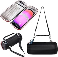Vista 1 de Funda de almacenamiento para altavoces JBL Pulse 4 con correa para el hombro y la mano, funda de transporte rígida de EVA para viaje, funda