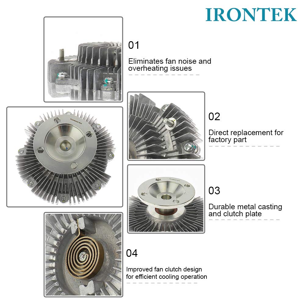 ねこりん Amazon.com: IRONTEK 16210-50101 Engine Cooling Fan Clutch fits
