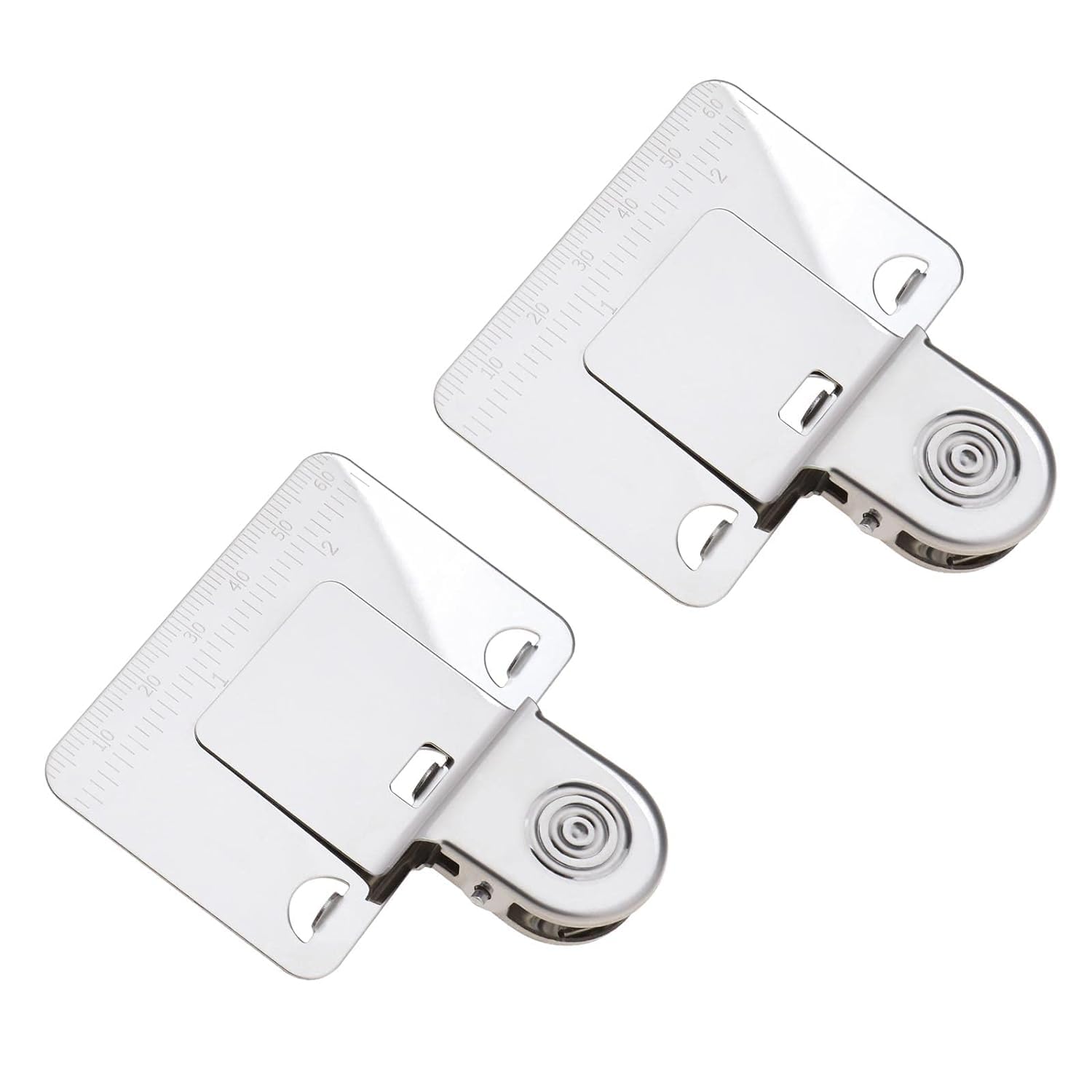 Measuring Tape Clip Tool - Corners Clamp Holder Precision Tools Fixed Ruler Mark for Most MeasuresScale Clip,Tape Accurately Position Measure Tool,Fixed Point Measurement (2 PCS)