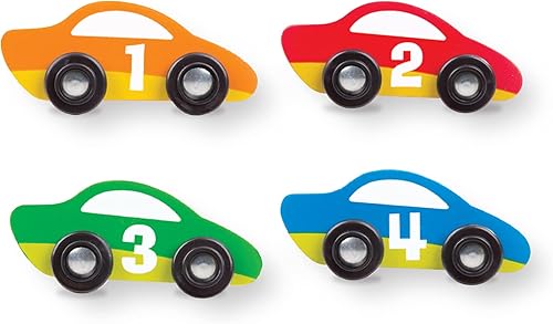Miniatura 5 de Melissa & Doug Alfombra Round The Speedway Race Track (FFP)