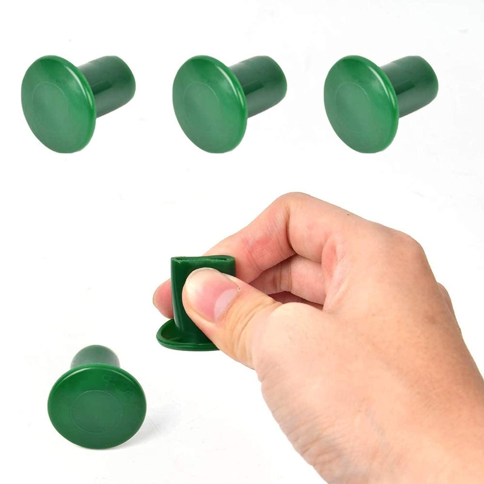 Amazon | 園芸用 支柱エン​​ドキャップ 36個入り 緑 フェンス 支柱用