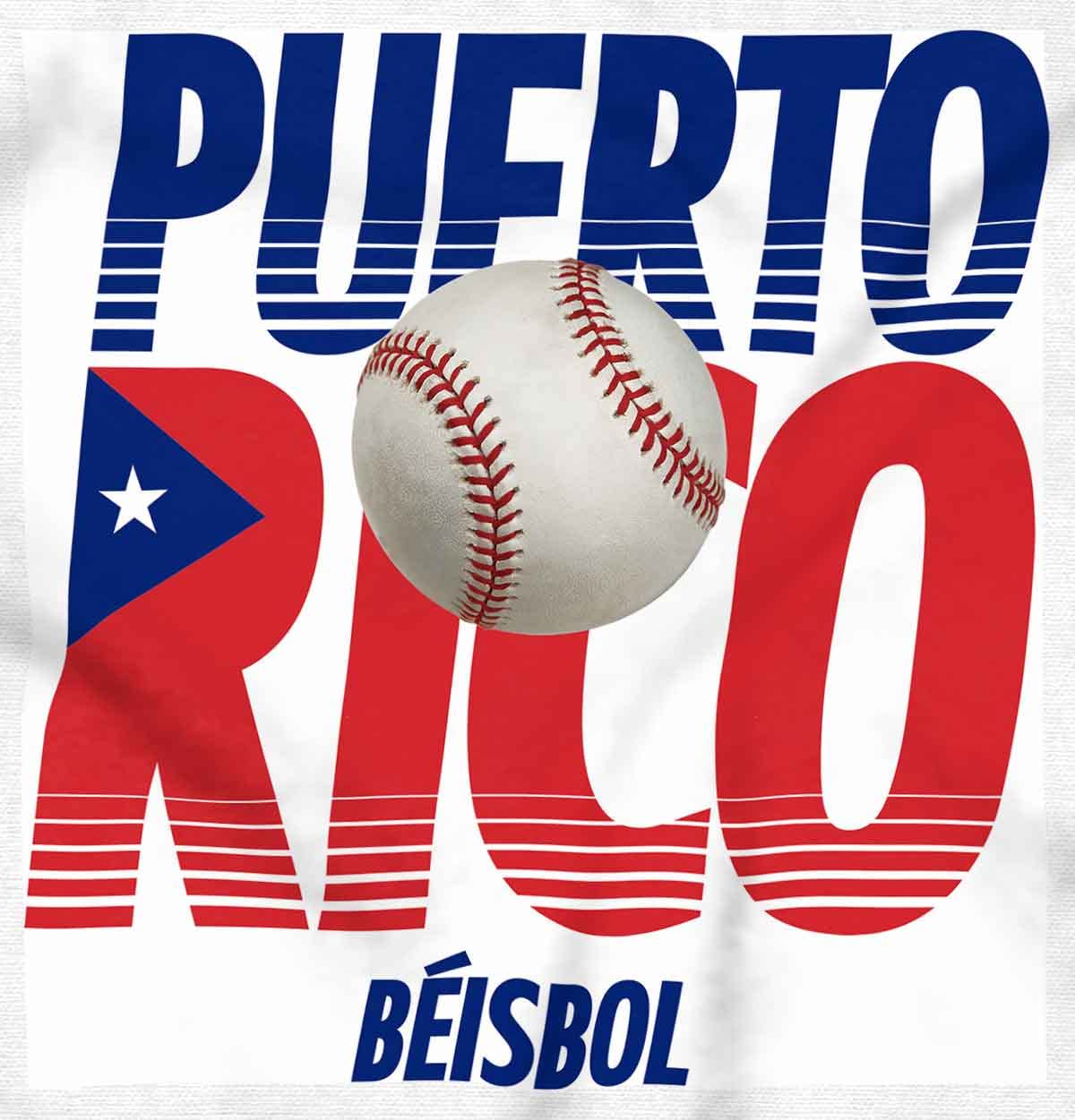 Brisco Brands Puerto Rico Pride Baseball PR Sports Baby Romper Boys or Girls