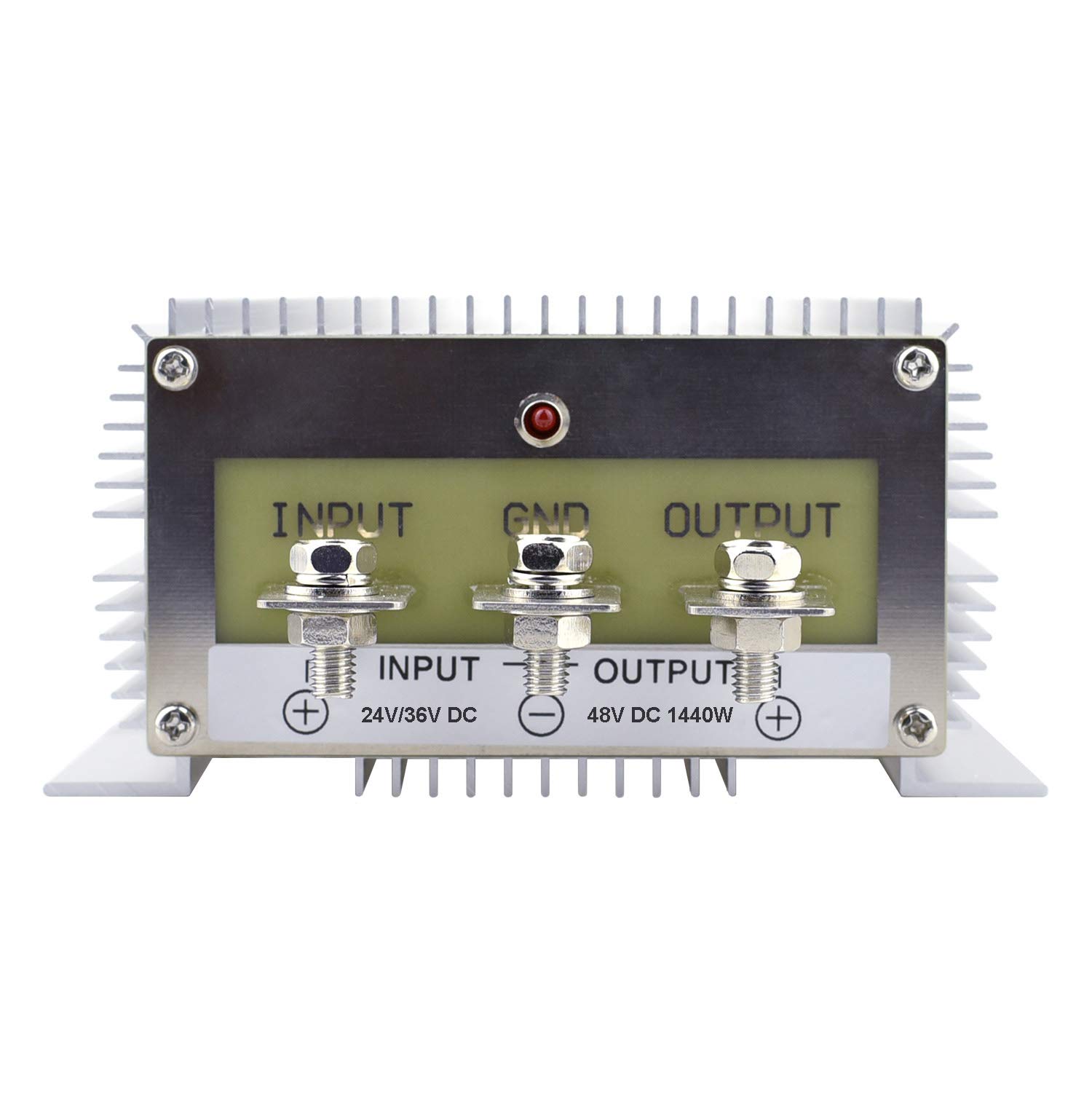 Convertitore di tensione impermeabile DC/DC 24V 36V a 48V Boost Converter 30A 1440W Step Up modulo regolatore di tensione per auto alimentatore trasformatore di tensione (ingresso 20V-42V)
