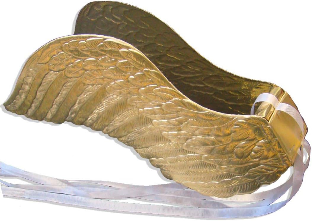 Kunze Dresden Party Angel Wings, Large, Gold