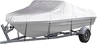 Vista 9 de NEXCOVER Cubierta para Barco Remolcable, Longitud: 14'-16' Ancho de Manga: hasta 68", Cubierta Impermeable de Servicio Pesado, Se Adapta a Cascos