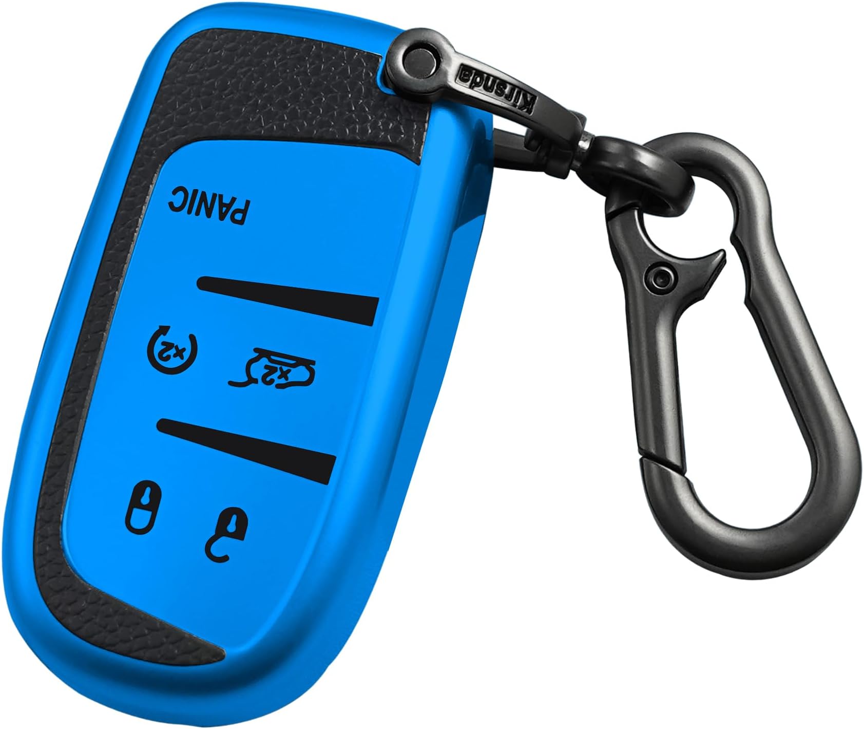 Amazon.com: Tukellen for Jeep Dodge Key Fob Cover Premium Soft Full ...