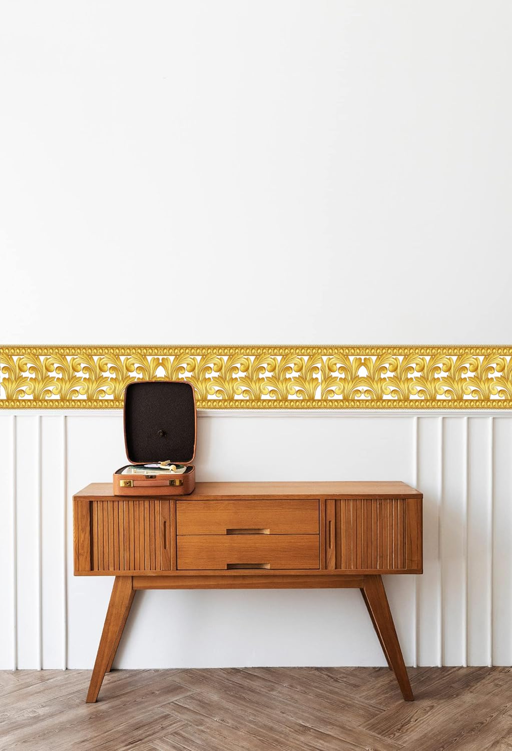 INKEDIFY 239 cm Golden Ornamental Wall Border Sticker,Wall Sticker Kitchen Tiles Sticker Self Adhesive Sticker (Pack of 1) (B0D4B4CD59) Amazon Price History, Amazon Price Tracker