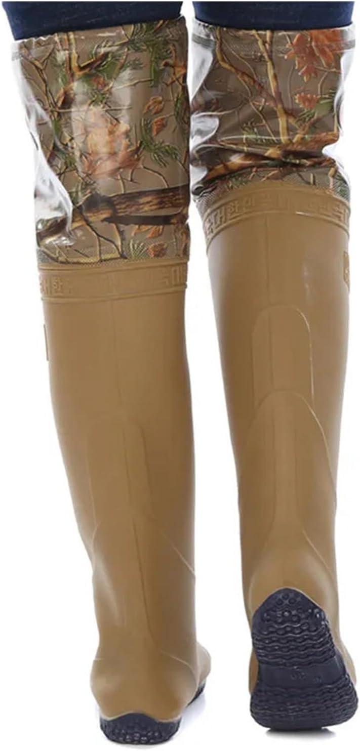 Unisex Waders 60cm Height Soft Sole Fishing Boots for Multi-Purpose Use Rice Transplanting and Seedling Care