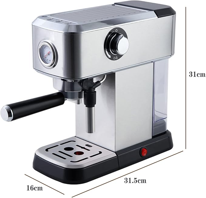 Máquina de Espresso Semi Automática con Espumador de Leche, 1.2L y Función Calienta Tazas miniatura 3