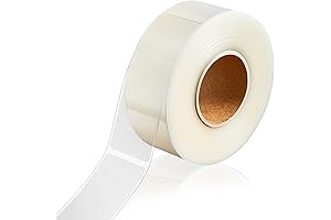 Kapco Vinyl Label Protectors: Clear Wafer Seals for Barcode, Number, and Sticker...