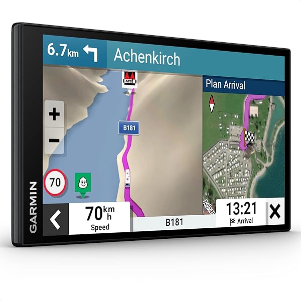 Garmin Camper 795 MT-D Caravan/Motorhome GPS Sat Nav, 7" display, EU maps, Custom Routing, Road Warnings,Digital Traffic, Birdseye Direct Satellite Imagery (Renewed)
