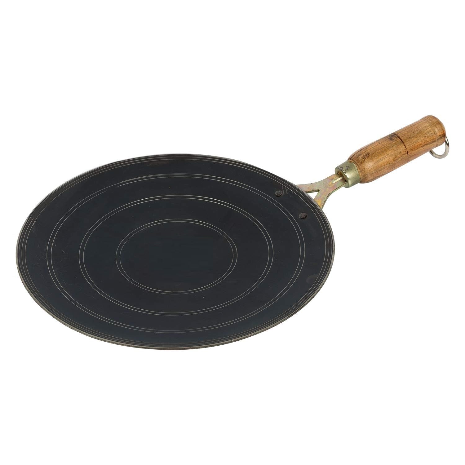 Nutlase Handmade Iron, Dosa Tawa -Roti,Chapati Iron Tawa with Wooden Handle,(10 inch,25C.M. Black) (B0DB8WRYSY) Amazon Price History, Amazon Price Tracker