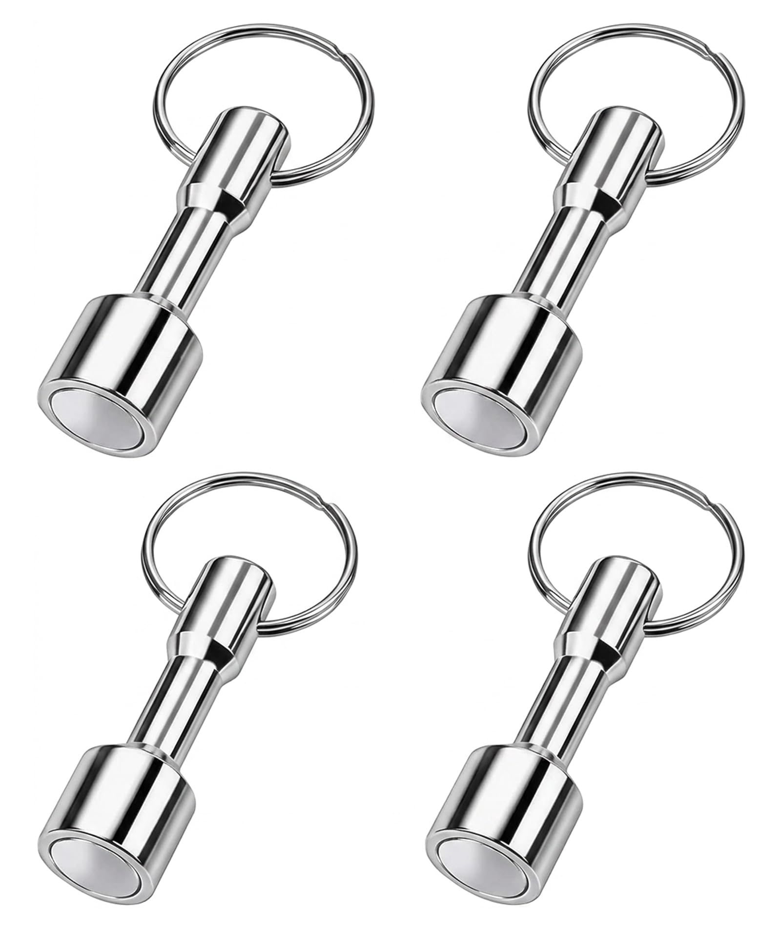 4PCS Magnetic Keychain, Magnetic Key Chain for Bike, Secure Metal Key Holder with Strong Magnet, Set of 4 Multipurpose Key Rings for Outdoor Activities and Daily Organization-image-36