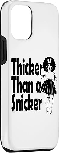 Miniatura 3 de Funda para iPhone 13 Pro Thicker Than A Snicker Black Girl Magic Melanin para mujeres y niñas