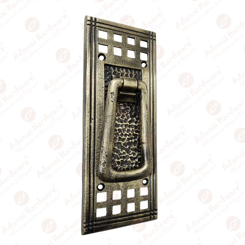 Aldaba de puerta de hierro antiguo Adonai Hardware Joppa 3