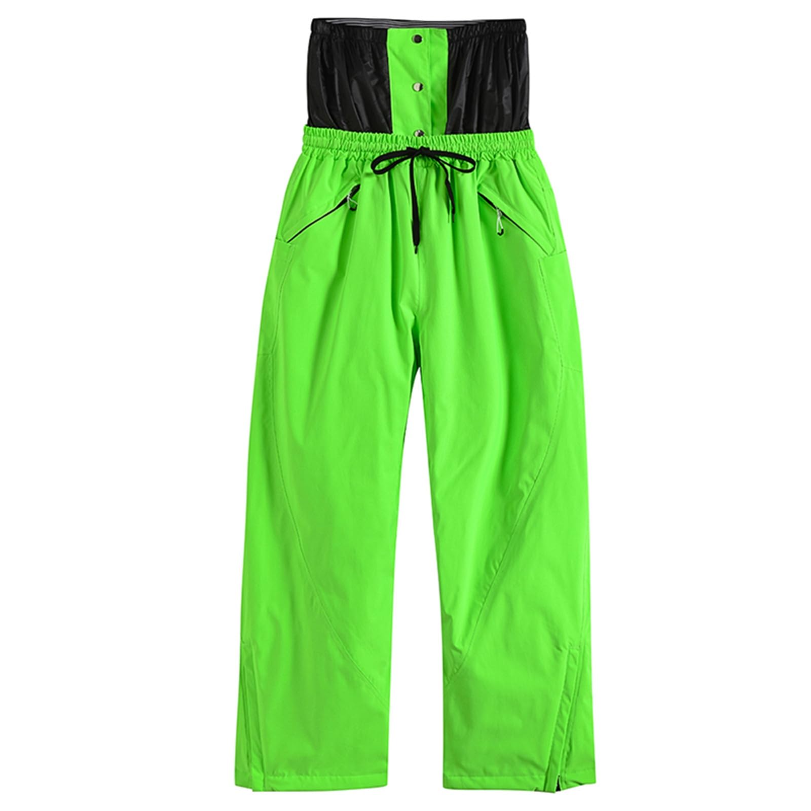 Generico Pantaloni Neve Uomo Impermeabili Pantalone Neve Caldo Baggy Snowboard Pants Tecnici Pantaloni Sci Invernali Salopette Trekking