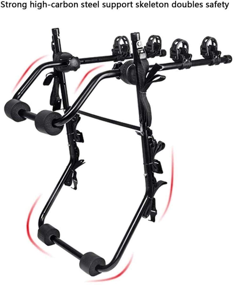 soportes para bicicletas 2 bicicletas for coche bicicleta Ciclo portador de soportes de adaptador universal HATCHBACK ESTATE Portabicicletas trasero del coche del bastidor trasero Montado univer