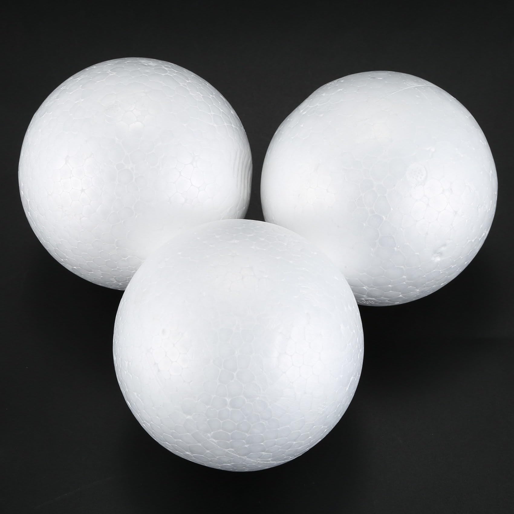 100 X Decorazione Natalizia Modellismo Artigianale Sfera in Polistirolo Espanso 10Cm -